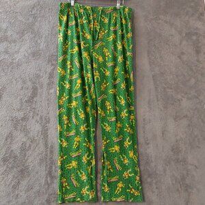 Teenage Mutant Ninja Turtles Pajama Pants Men’s Large Green TMNT Lounge